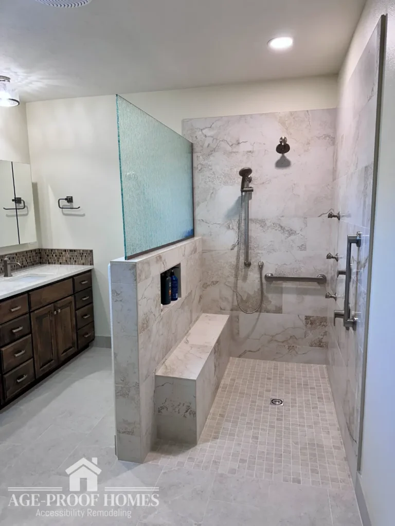 Complete Bath Remodel Slip Proof Floor