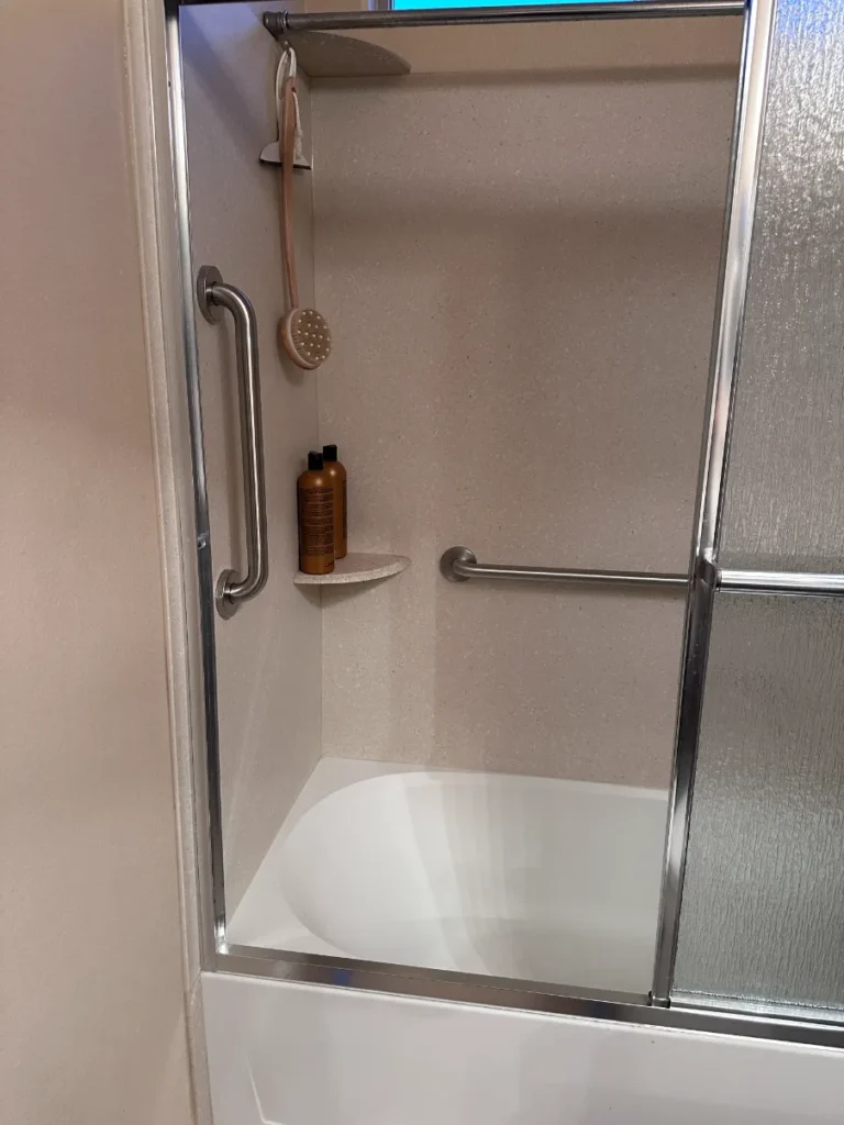 Grab Bars in existing standard tub